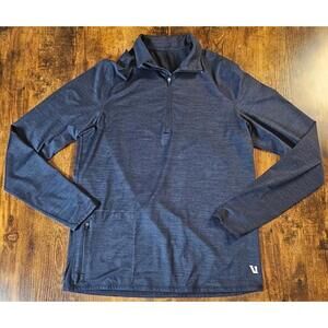 Vuori Men's Navy Long Sleeve Quarter-Zip